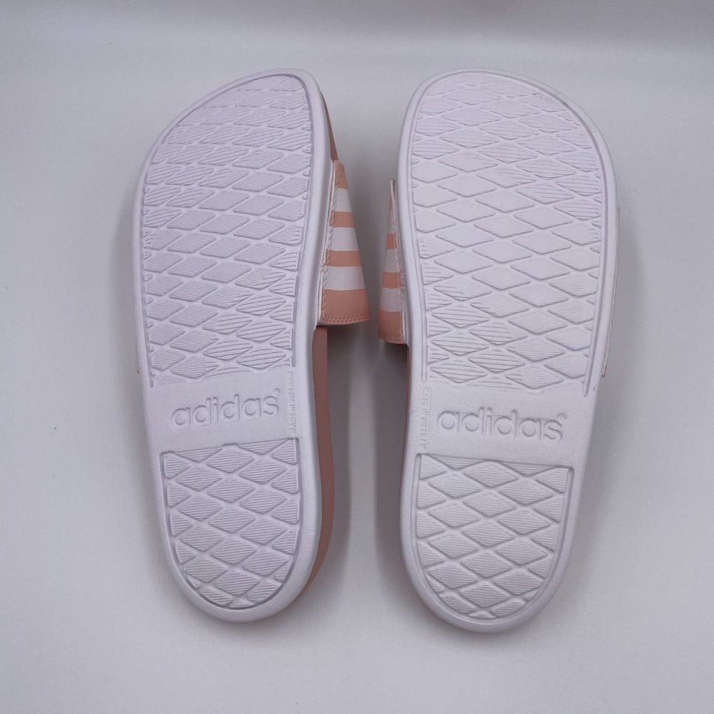 Adidas Adilette Comfort Pink / White Womens Slides - Picture 6 of 8